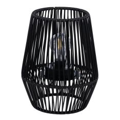 Articasa LED bordlampe med solceller Ø20x25cm - Sort