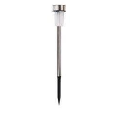 Grundig Solcelle LED havelamper H: 36cm - Rustfrit stål - 10 stk.