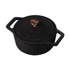 Berlinger Haus - mini Støbejernsgryde ø12 cm - El / Gas / Induktion - Black Rose Edition