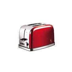 Berlinger Haus - Retro Brødrister i rustfrit stål til 2 skiver - Burgundy Edition