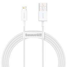 BASEUS - Superior - Lightning / USB-A 2.4A oplader kabel 1,5m - Hvid