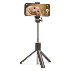 Bluetooth selfiestick med indbygget Tri-Pod - Inkl. Remote