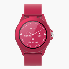 Forever smartwacth CW300 - Vandtæt, sport modes, Blodtryk - Dansk sprog - Magenta