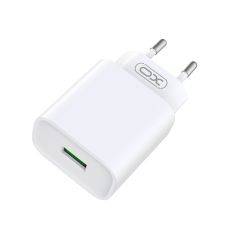 XO USB HURTIG oplader / adapter 18W / 3A / QC 3.0 - Hvid