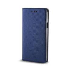 Motorola Moto G15 / G15 Power / G17 / G17 Power - Flip læder cover med magnetisk lukning - Marineblå