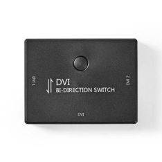 DVI Switch - 1080p/60 Hz - 2 vejs - Sort