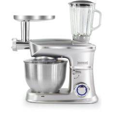 Royalty Line 3-i-1 Køkkenmaskine 1900W / 6.5L Hakker/Blender/Røre - Sølv