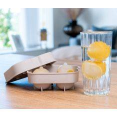 Silikone bakke til XL Isterninger - Non-Stick - Plads til 4 stk.