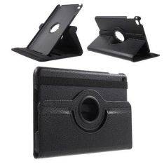 iPad mini 4 - Litchi 360 Graders Læder Etui/Cover - Sort