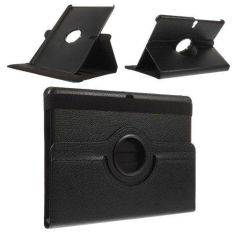 Samsung Galaxy Tab S 10.5 - 360 graders Roterbar Smart Læder Cover - Sort