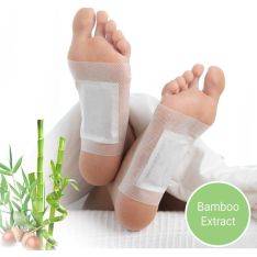 DETOX Bamboo afgiftende fodplastre - Pakke med 10 stk.