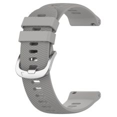 Garmin forerunner 645 / 245 55 - Silikone urrem 20mm - Lysegrå