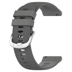 Garmin vivoactive 3 / vivoactive 5 - Silikone urrem 20mm - Mørkegrå