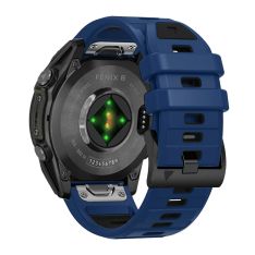  Garmin Approach S62 / S60 - Silikone urrem 22mm med QuickRelease - Blå/sort