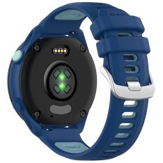 Garmin Vivomove - Silikone urrem 20mm - Dual color - Mørkeblå/lyseblå