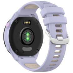 Garmin Bounce - Silikone urrem 20mm - Dual color - Lilla/creme