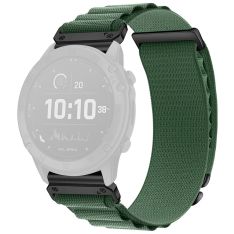 Garmin Quatix 8 47mm - Urrem i nylon tekstil 22mm med Quick Release - Grøn