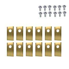 12-Pak Titanium worx Knive i rustfrit stål til Worx Landroid L/M/Vision/S