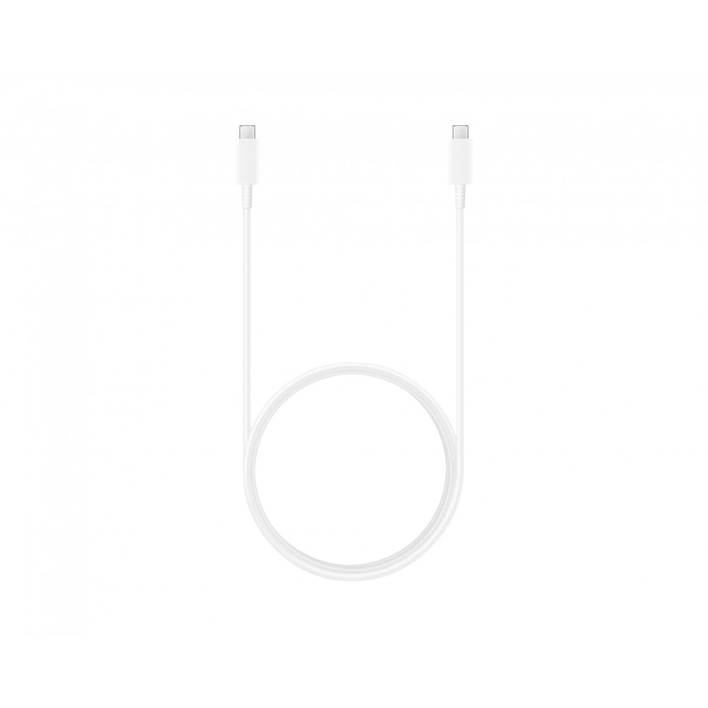 Original Samsung EP-DX510JWE (5A) USB-C til USB-C kabel 1,8 m - Bulk - Hvid