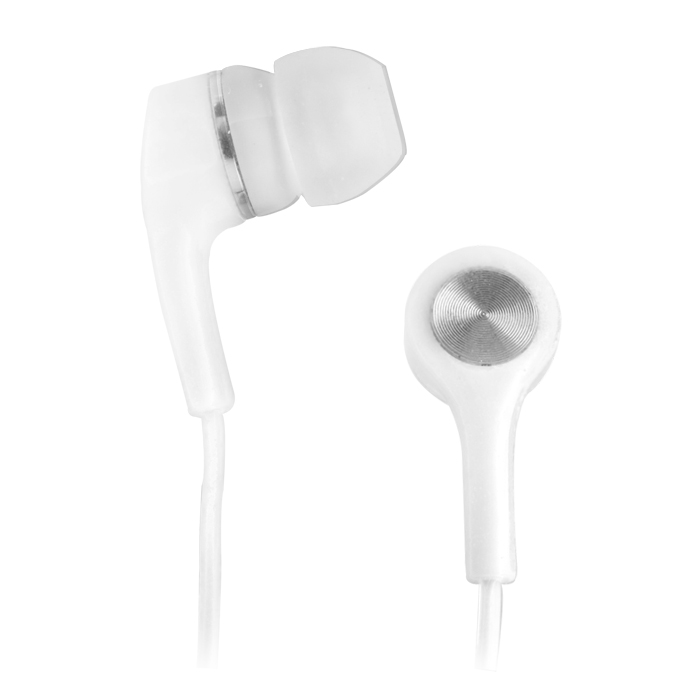 Setty Høretelefoner med 3.5mm kabel - med mikrofon - Hvid