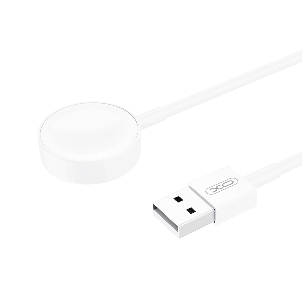 XO USB-A Trådløs oplader 15W til Apple Watch - Hvid