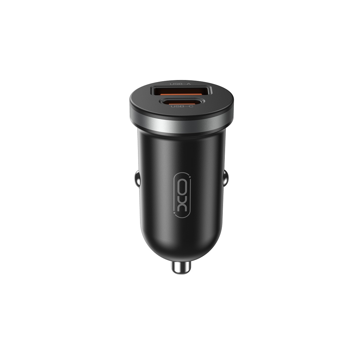 XO Dual 30W biloplader til cigarettænder – 1xUSB-C / 1x USB-A