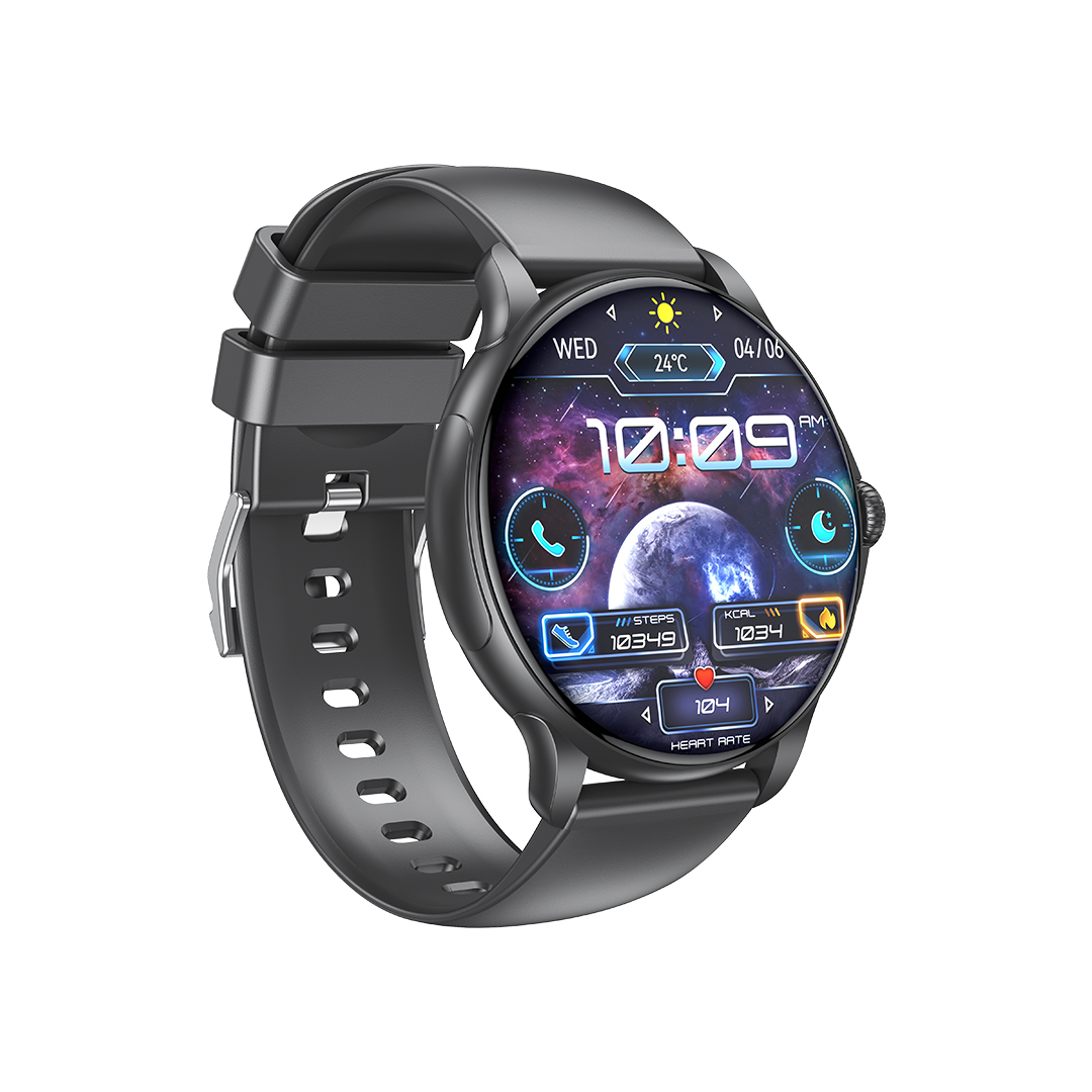 XO J11 sports smartwatch - Vandtæt / Bluetooth, puls, Multisport - Sort