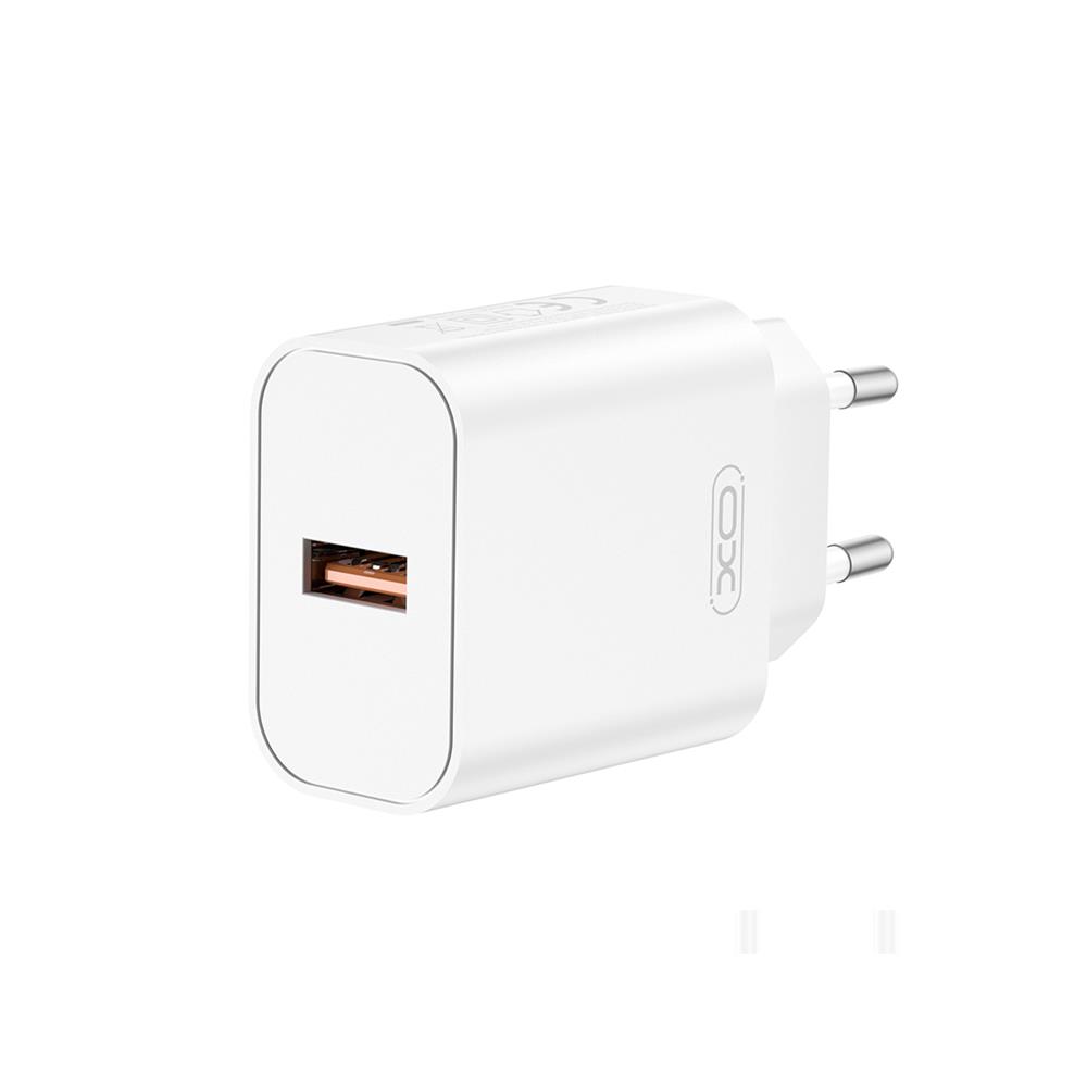 XO - USB HURTIG oplader / adapter - USB-A 18W