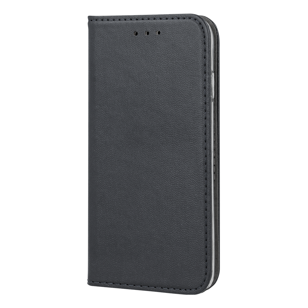 Samsung Galaxy S25 FE - flip læder cover med magnetisk lukning - Sort