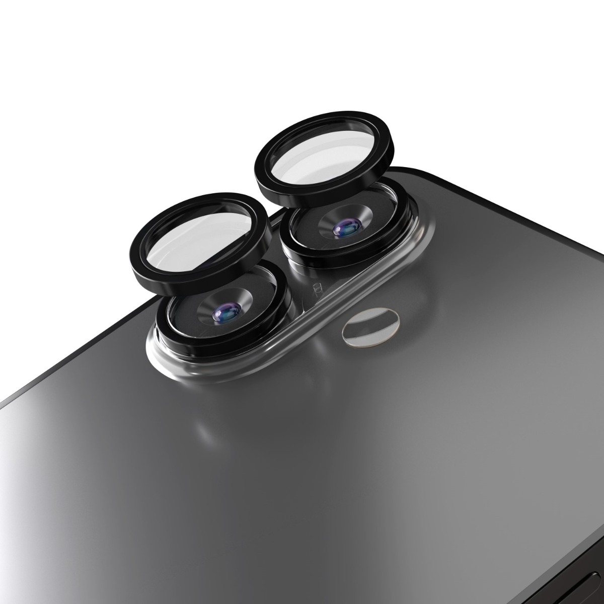 iPhone 17 - Etteri Hærdet beskyttelsesglas til KAMERALINSE - Sort