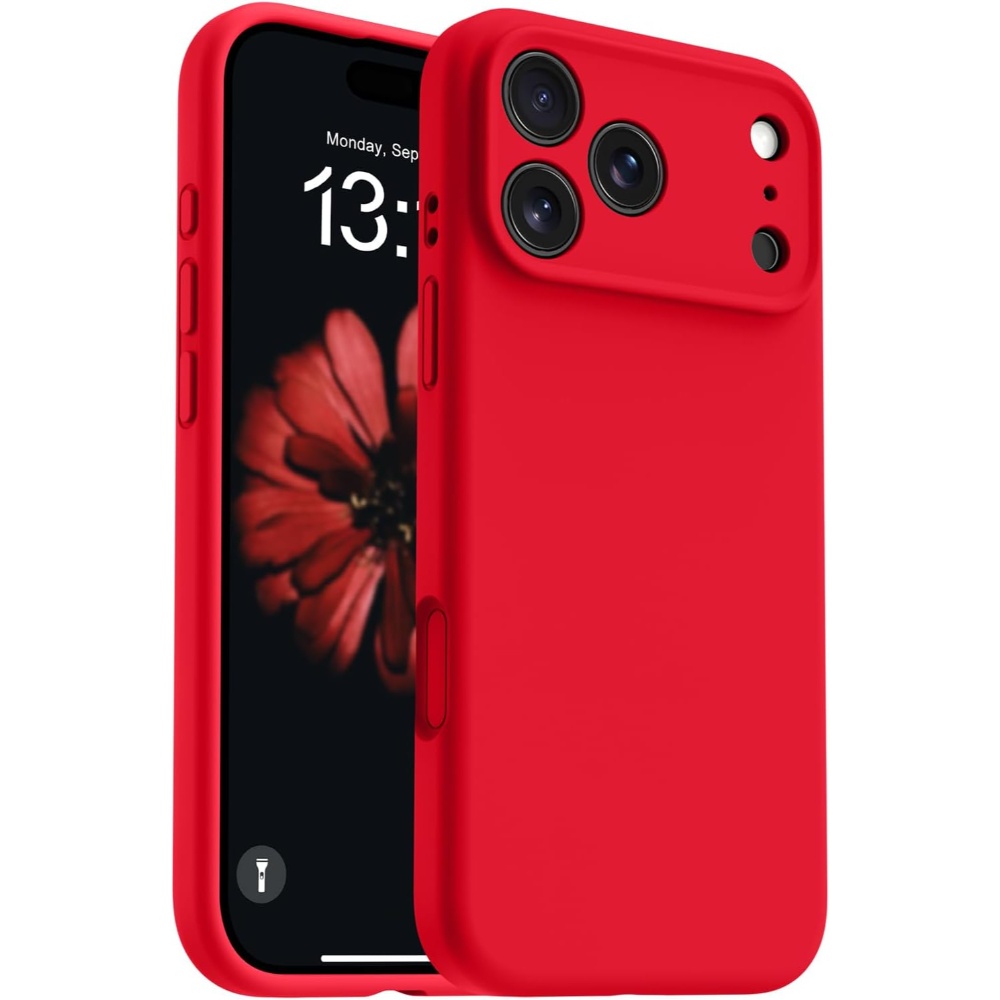 TFO Silicon Cover til iPhone 17 Pro Max / 18 Pro Max - Rød