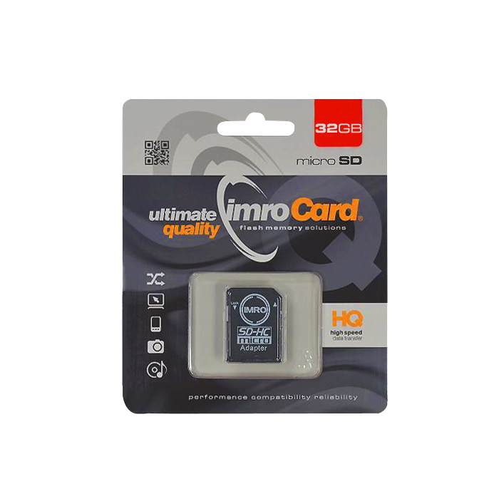 Imro 32GB MicroSDHC kort Hukommelseskort/memory kort Class 10