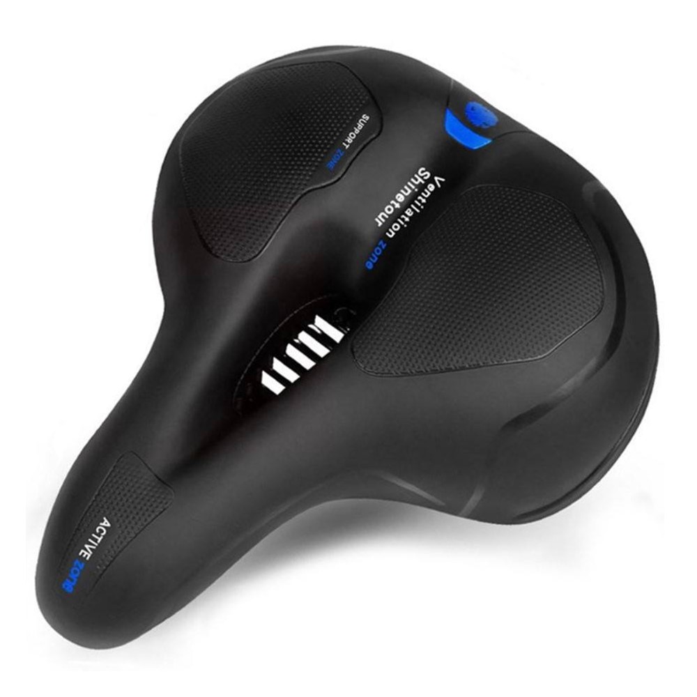 Active ergonomisk cykelsadel - Vandtæt - Air-Flow - Blå