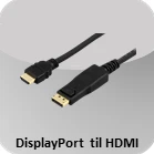 DisplayPort til HDMI