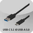 USB-C 3.1 til USB-A 3.0