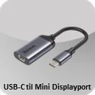 USB-C til Mini Displayport
