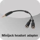 Minijack headset adapter