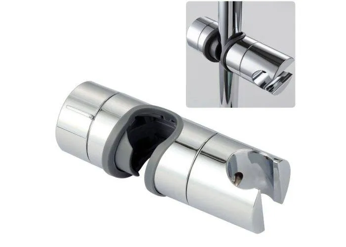 Bruseholder til stang 18-25 mm - Krom