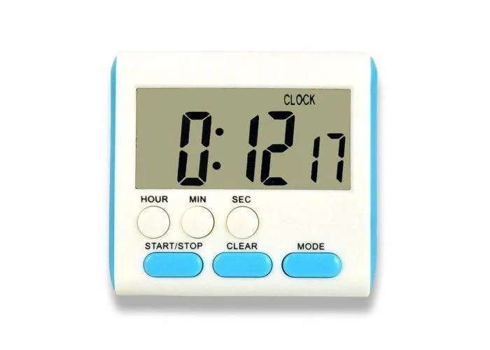Magnetisk digitalt køkkenur med timer - Blå