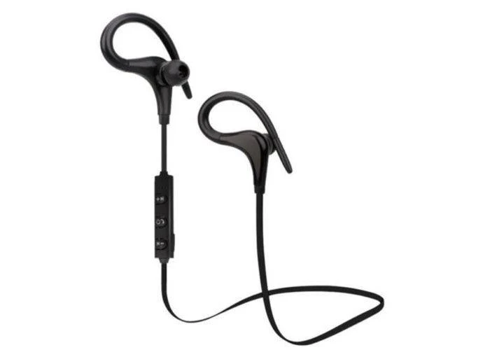 Sports EARHOOK Bluetooth Høretelefoner m/mikrofon - Sort