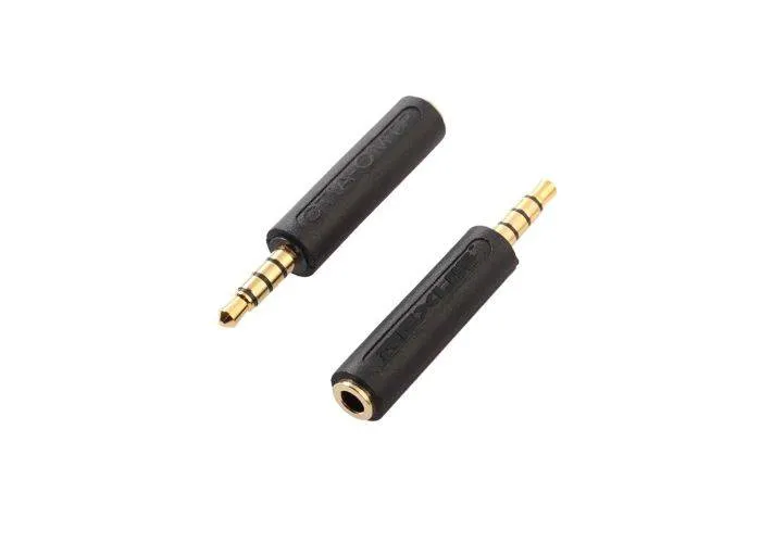 3.5mm (han) til 3.5mm (hun) adapter - OMTP til CTIA & CTIA til OMTP