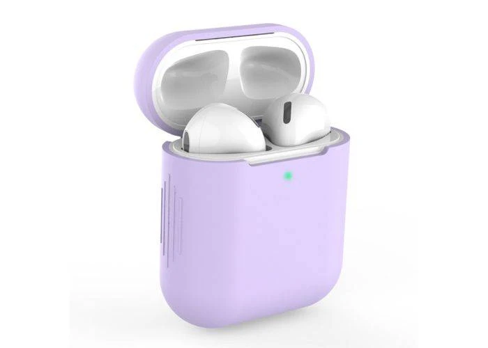 Apple AirPods - Silikone beskyttelses cover til opladerbox - Lavendel