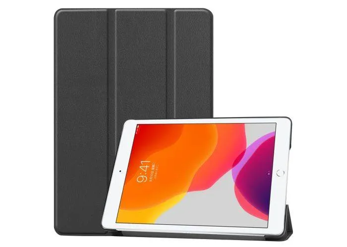 iPad 10.2 (2019/2020/2021) - Tri-Fold smart læder cover - Sort
