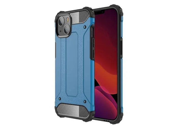 iPhone 13 mini - Armor Guard Hybrid cover - Blå