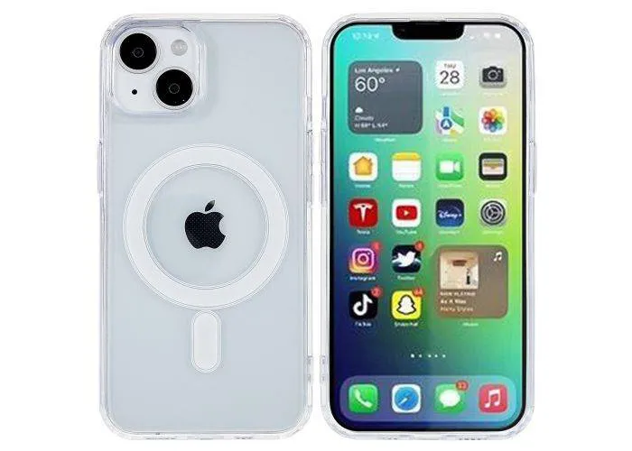 iPhone 14 - Crystal Clear Magnetisk magsafe cover