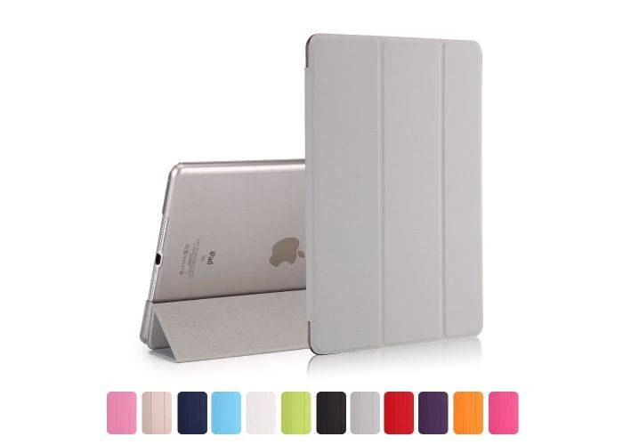 iPad 9.7 (2017 / 2018) - Pu læder cover Tri-fold stand - Grå