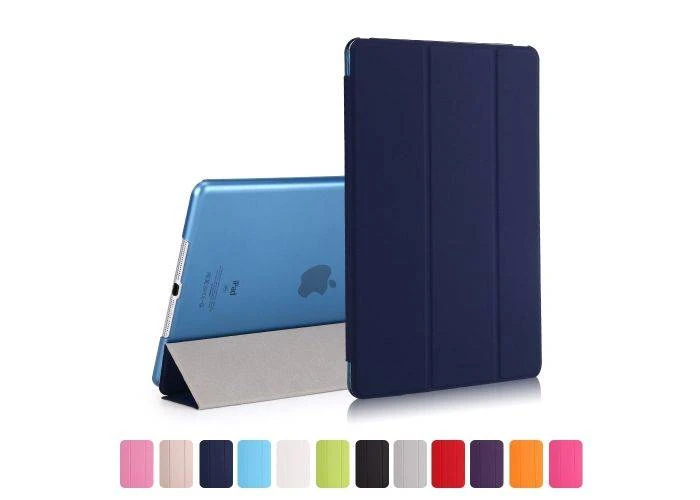 iPad 9.7 (2017 / 2018) - Pu læder cover Tri-fold stand - Mørkeblå