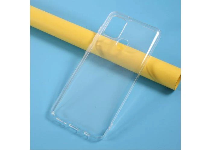 Samsung Galaxy A21s - Shockproof gummi cover  - Transparent