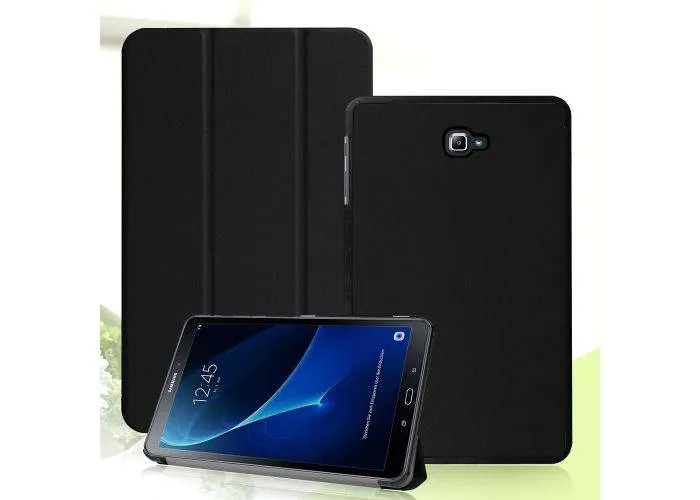 Samsung Galaxy Tab A 10.1 - Tri-fold læder Smart Cover - Sort