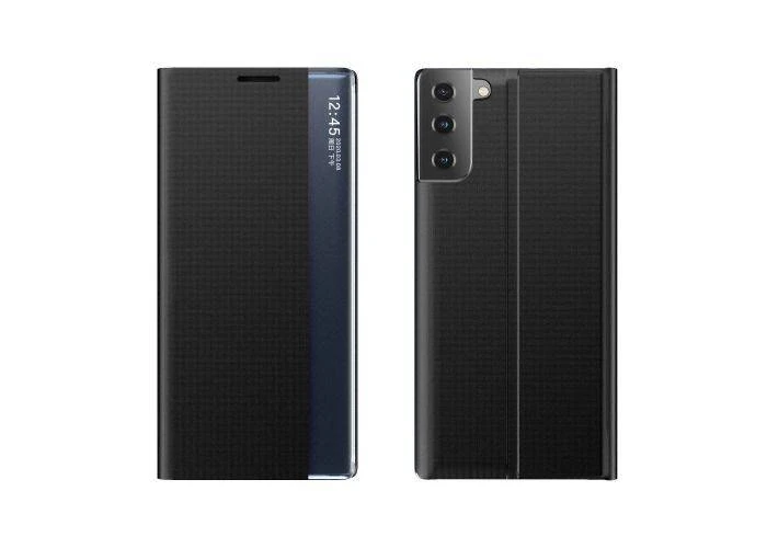 Samsung Galaxy S21 5G - Læder View Window cover - Sort